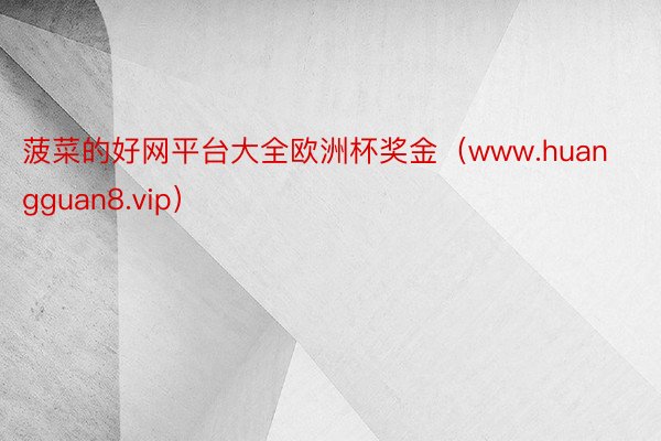 菠菜的好网平台大全欧洲杯奖金（www.huangguan8.vip）